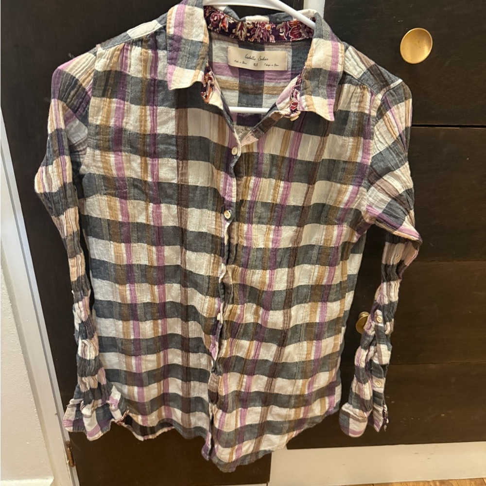 Plaid‎ Button-Up Shirt